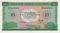 Ulster Bank Ltd 10 Pounds,  1.12.1989